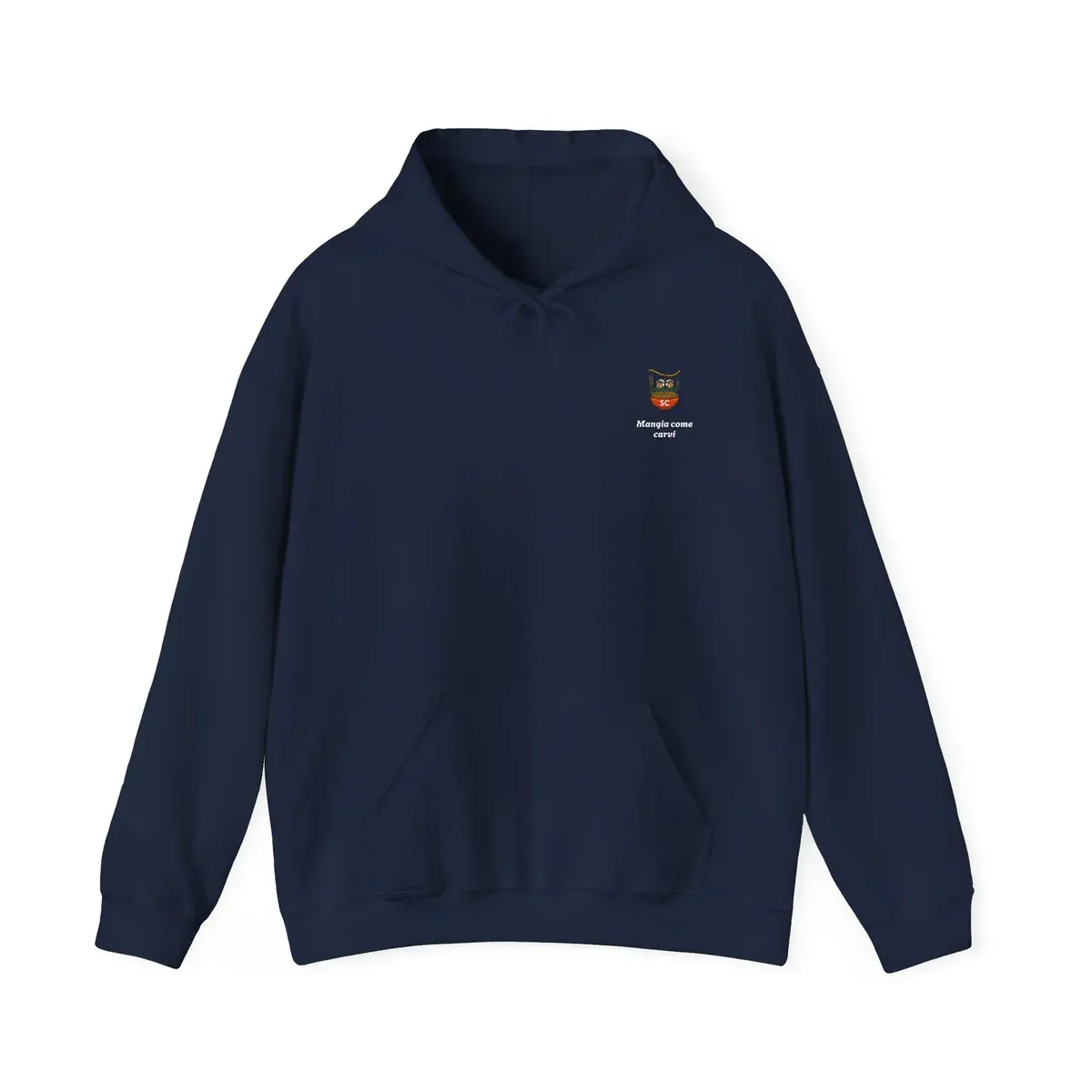 Fronte: Felpa blu navy